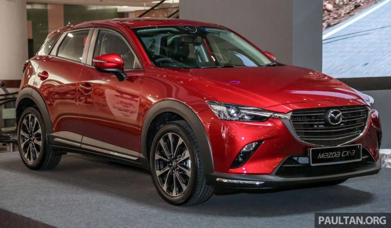 Mazda CX-3: fotos en vivo del nuevo facelift desde Malasia