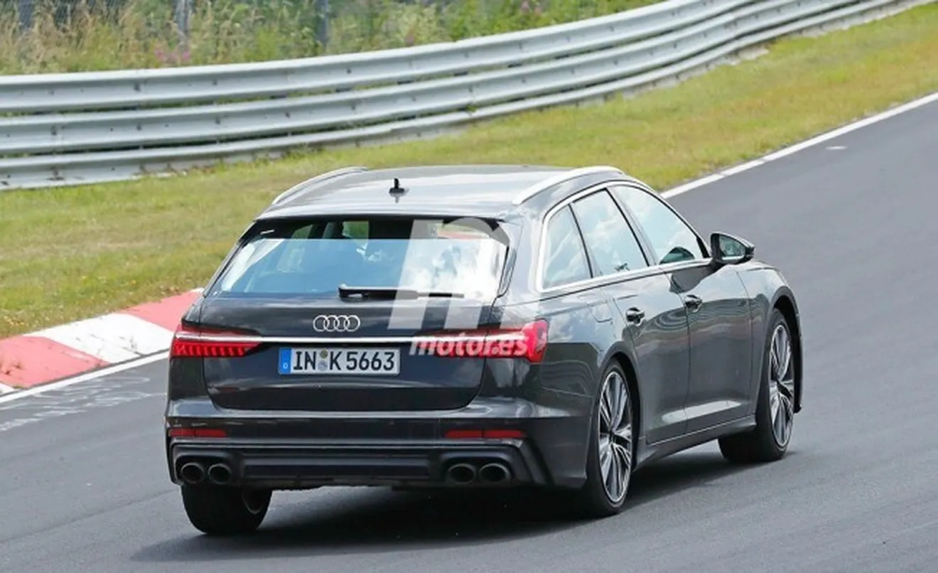Audi S6 Avant 2019 - foto espía posterior