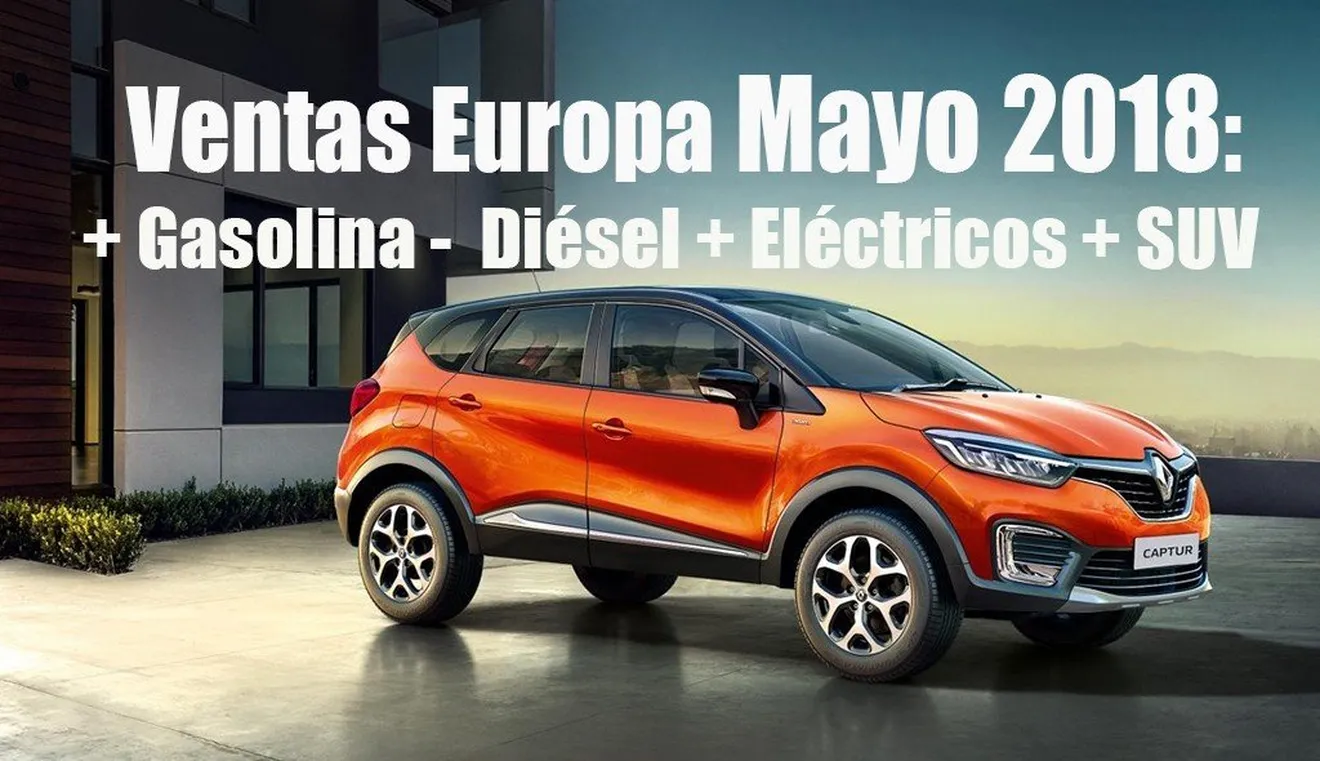 Análisis de ventas en Europa: los SUV del segmento B continúan una tendencia positiva en mayo