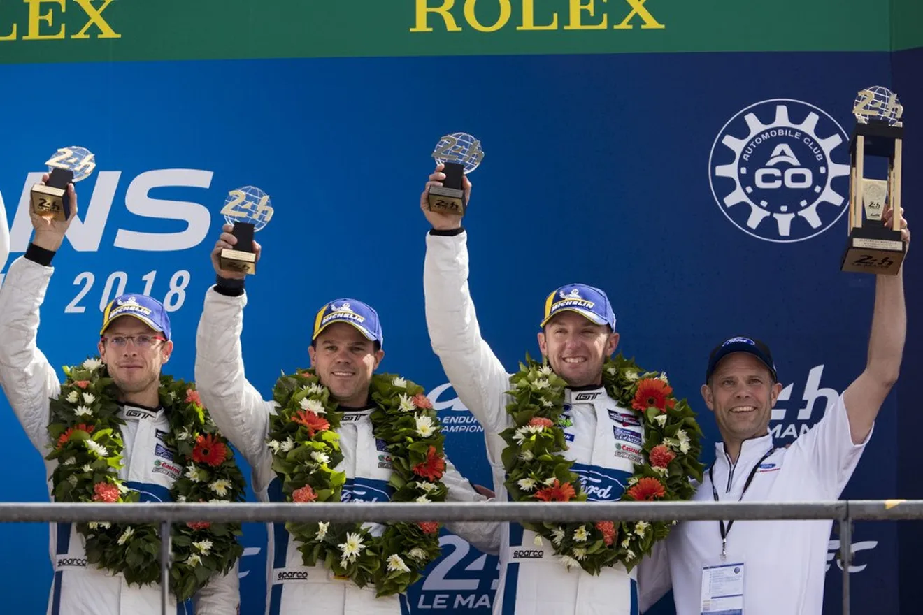 Tercer podio consecutivo de Ford en las 24 Horas de Le Mans