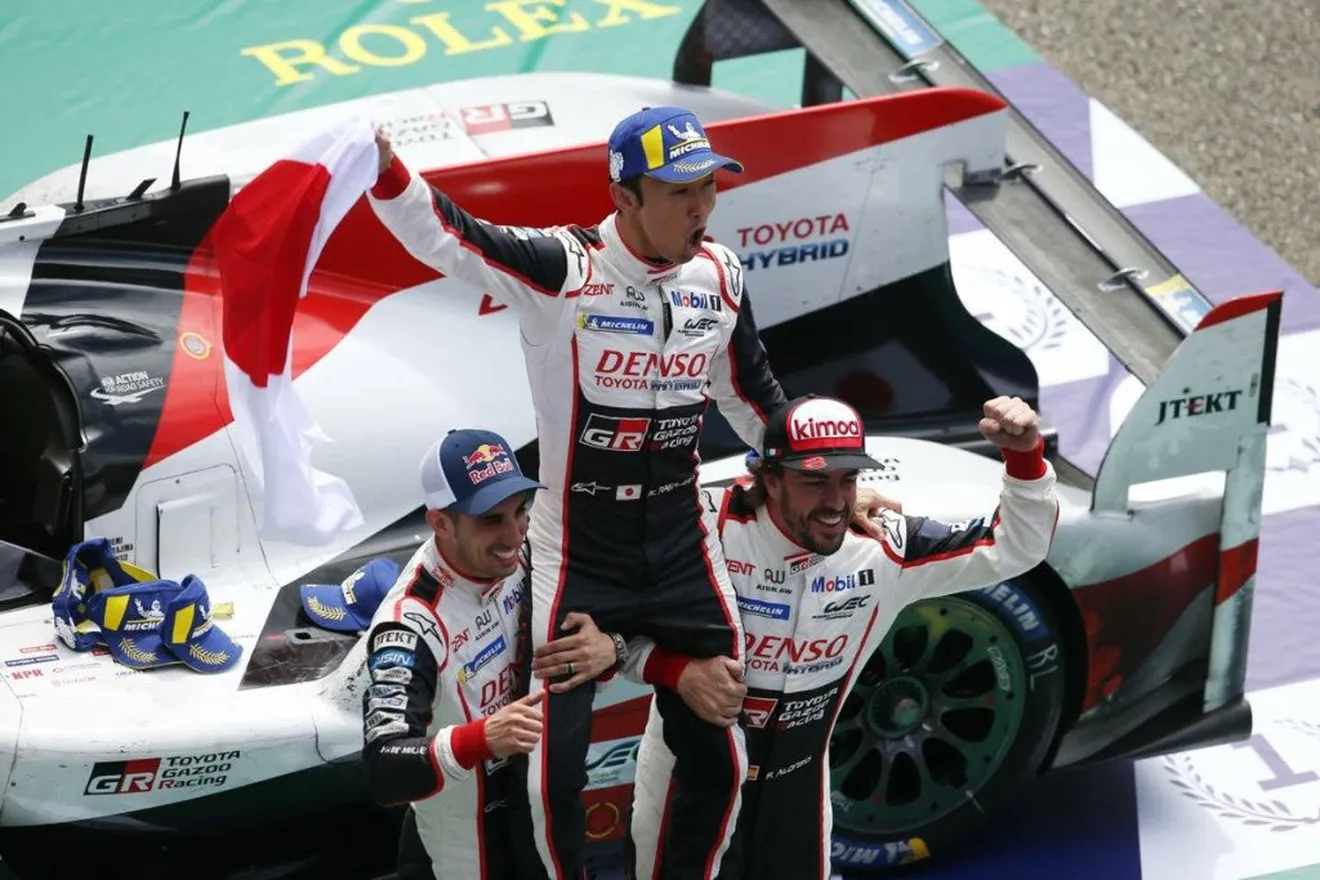 Toyota celebra una victoria histórica en Le Mans
