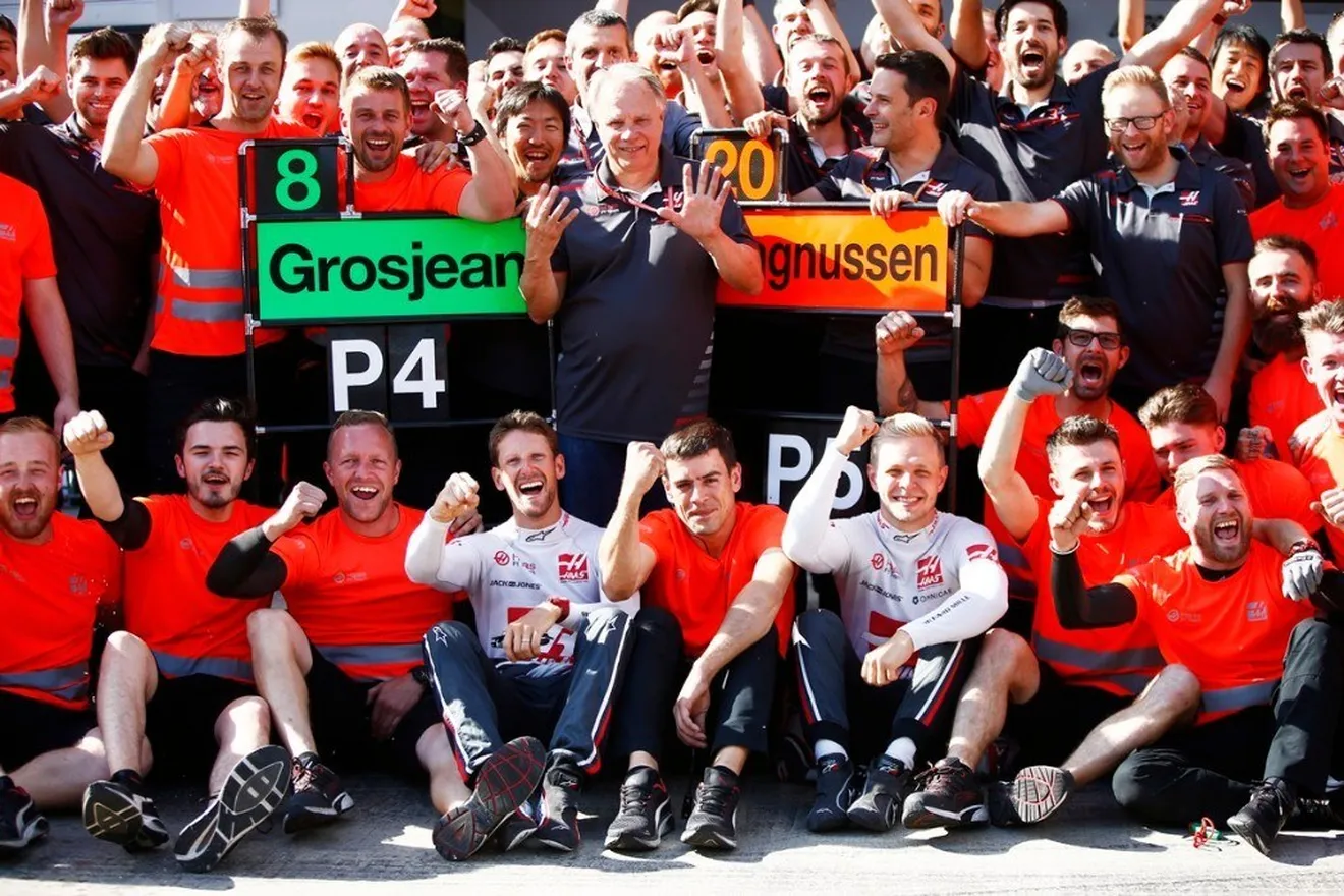 Haas supera a McLaren y amenaza a Renault en el mundial de constructores