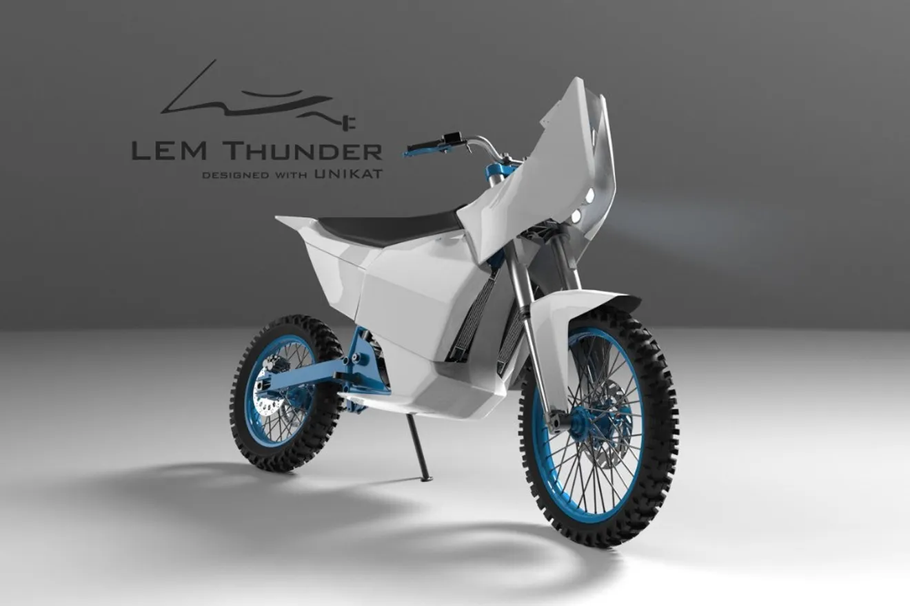 LEM Thunder, primera moto eléctrica destinada al Dakar