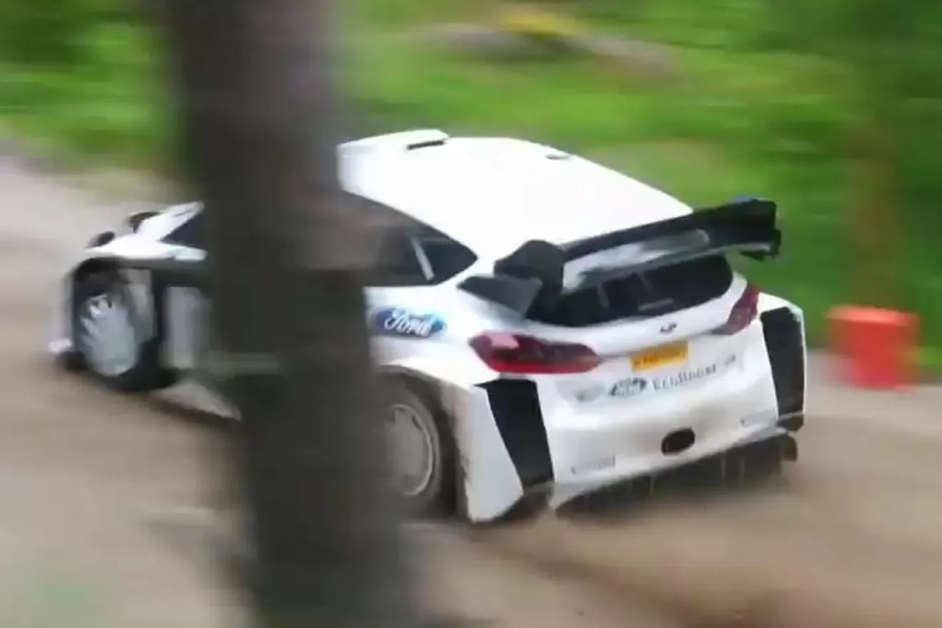 M-Sport prueba el nuevo kit aerodinámico del Fiesta WRC