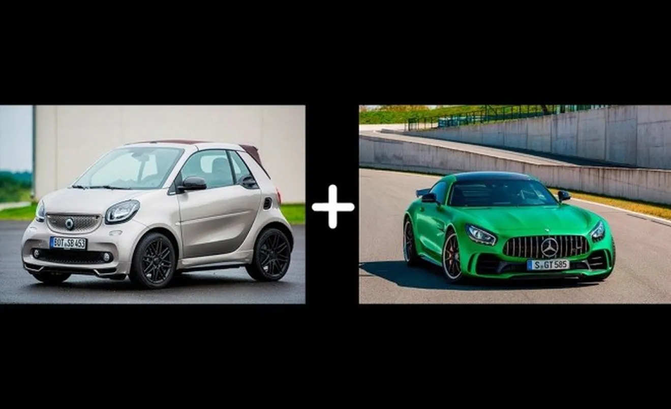 Smart ForTwo influenciado por el Mercedes-AMG GT R