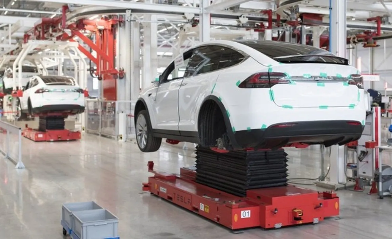 Producción del Tesla Model X