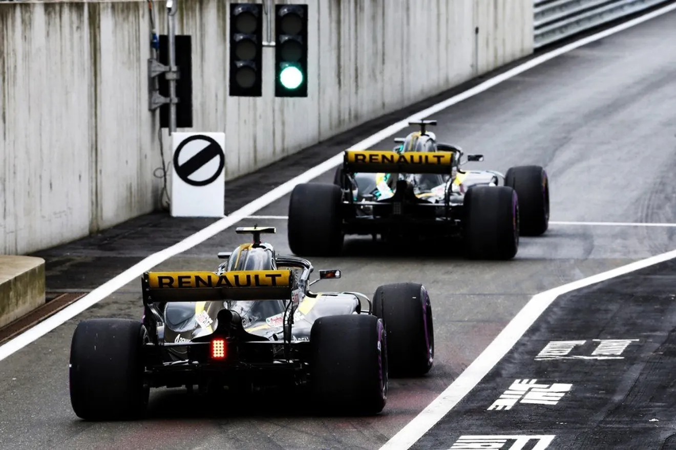 El 'party mode' de Renault pasa inadvertido para Sainz y Hülkenberg