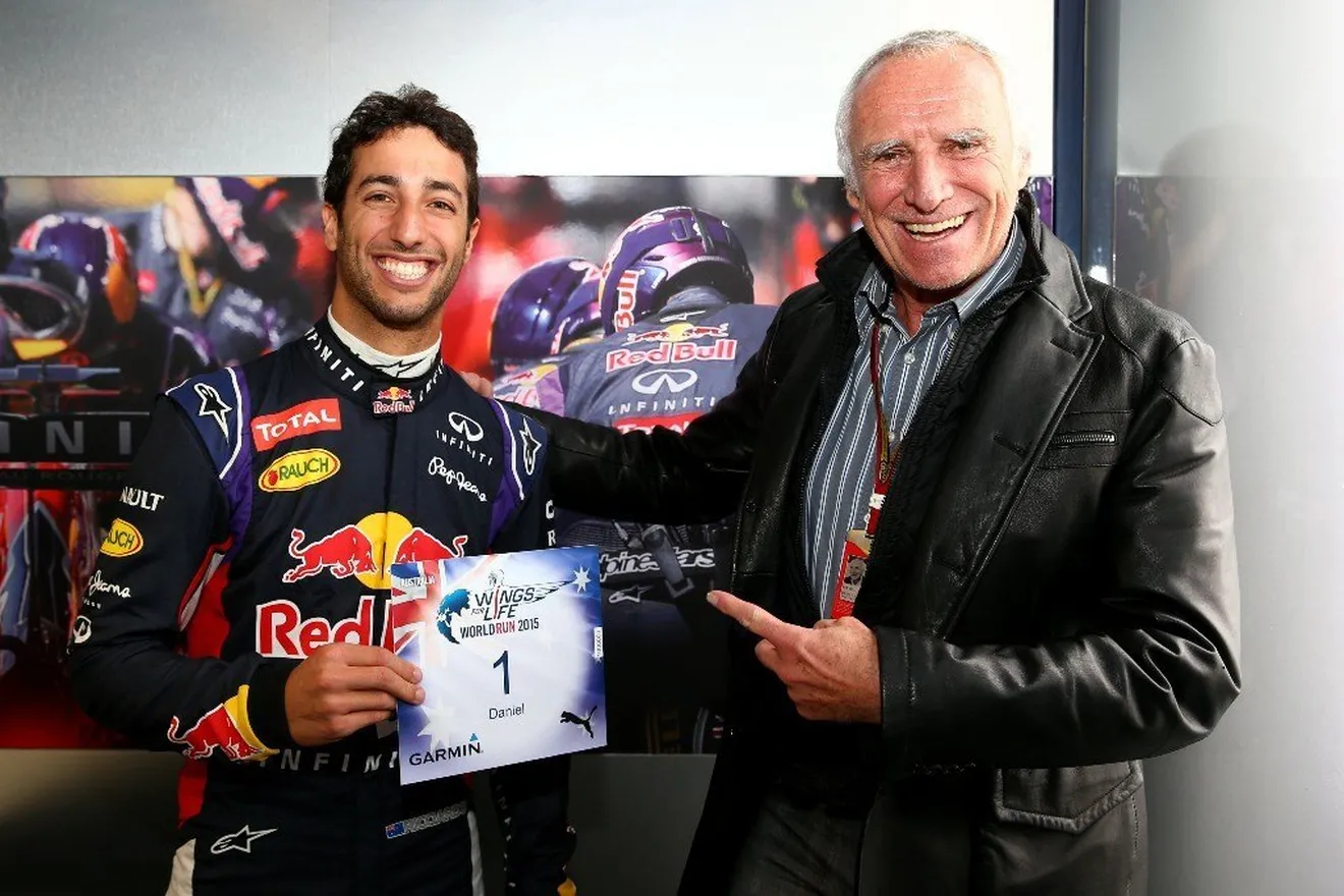 Ricciardo negocia con Mateschitz: "Es una pena que no lleve el equipo, con él todo es más fácil"
