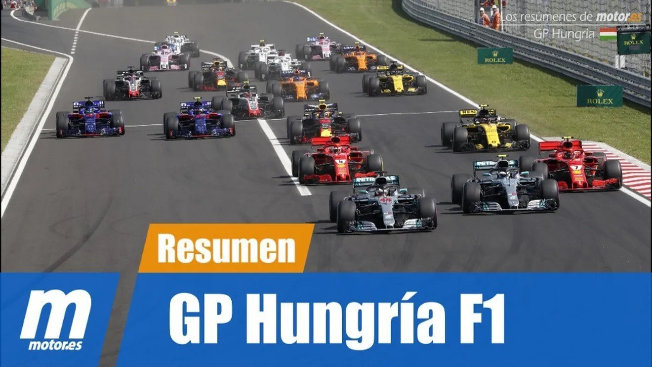 [Vídeo] Resumen del GP de Hungría de F1 2018
