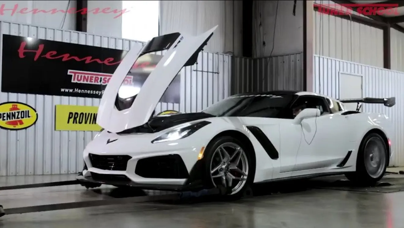 Hennessey ya prueba el nuevo Corvette ZR1 en el banco de potencia