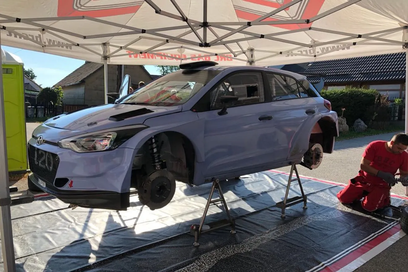 Dani Sordo prueba el Hyundai i20 R5 de cara al Barum Rally