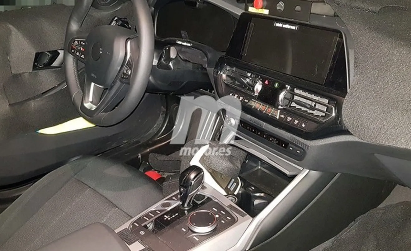 BMW Serie 3 Touring 2019 - foto espía interior