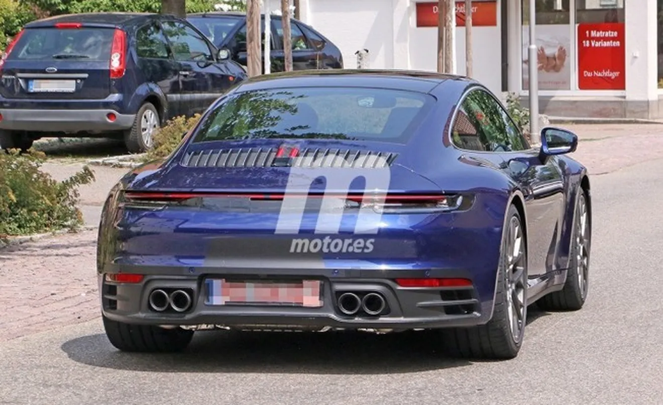 Porsche 911 2019 - foto espía posterior