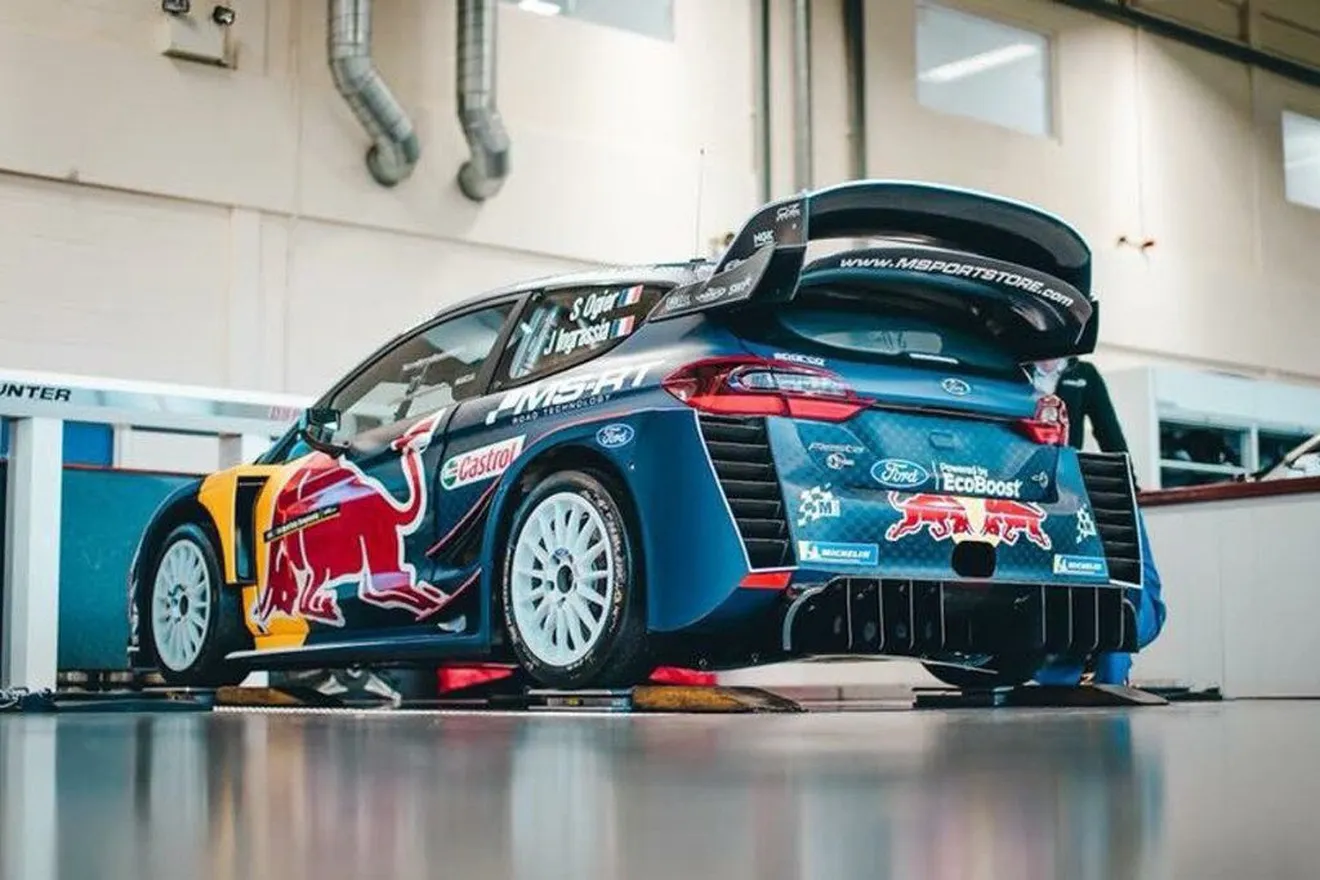 Ogier mantiene la nueva aerodinámica del Fiesta WRC