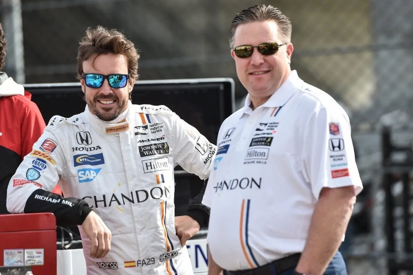 Zak Brown: "Alonso está muy interesado en la IndyCar"