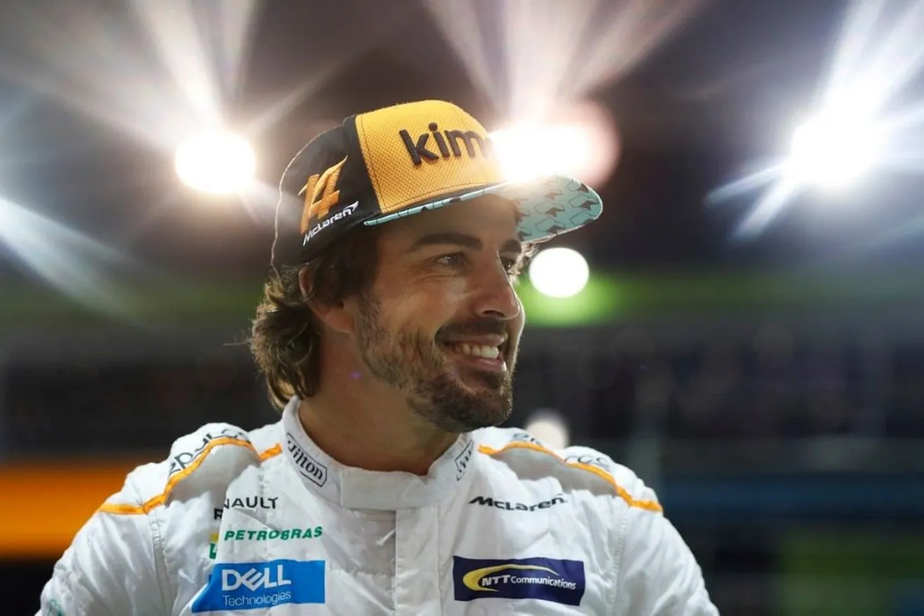 Alonso: "Ha sido un buen paso adelante, no hemos cambiado nada en el coche"