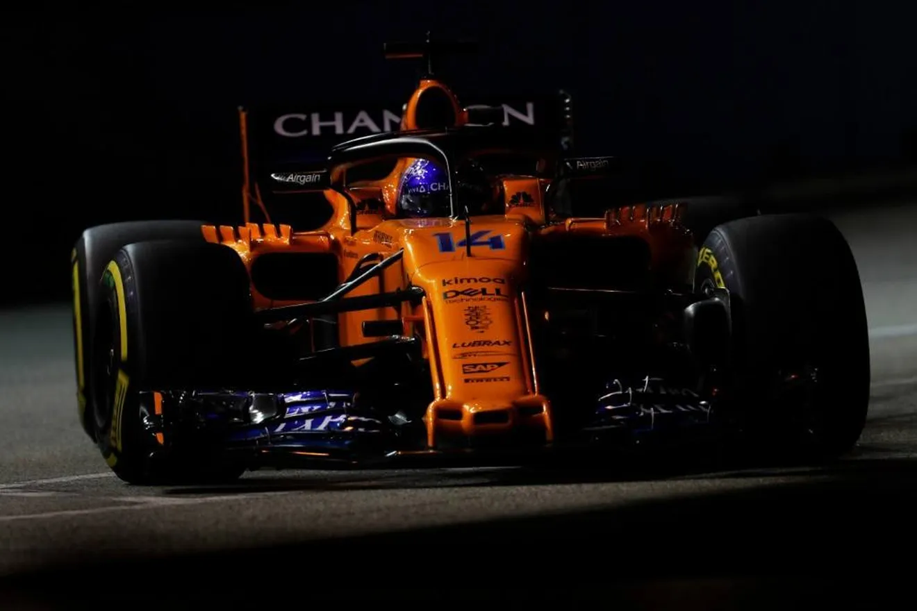 Alonso, séptimo en Singapur: "Ha sido una carrera mágica para nosotros"