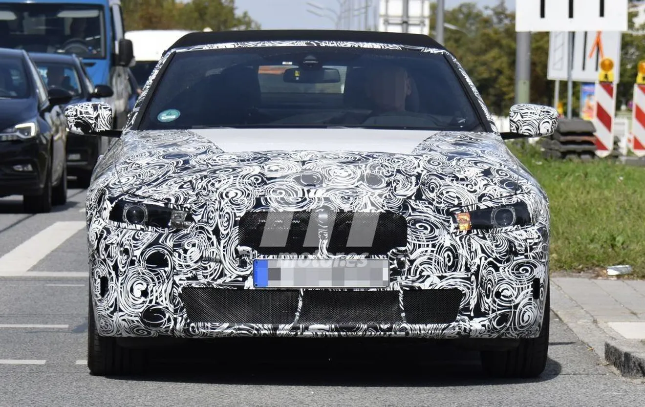 El nuevo BMW Serie 4 Cabrio, cazado en plenas pruebas en tráfico urbano