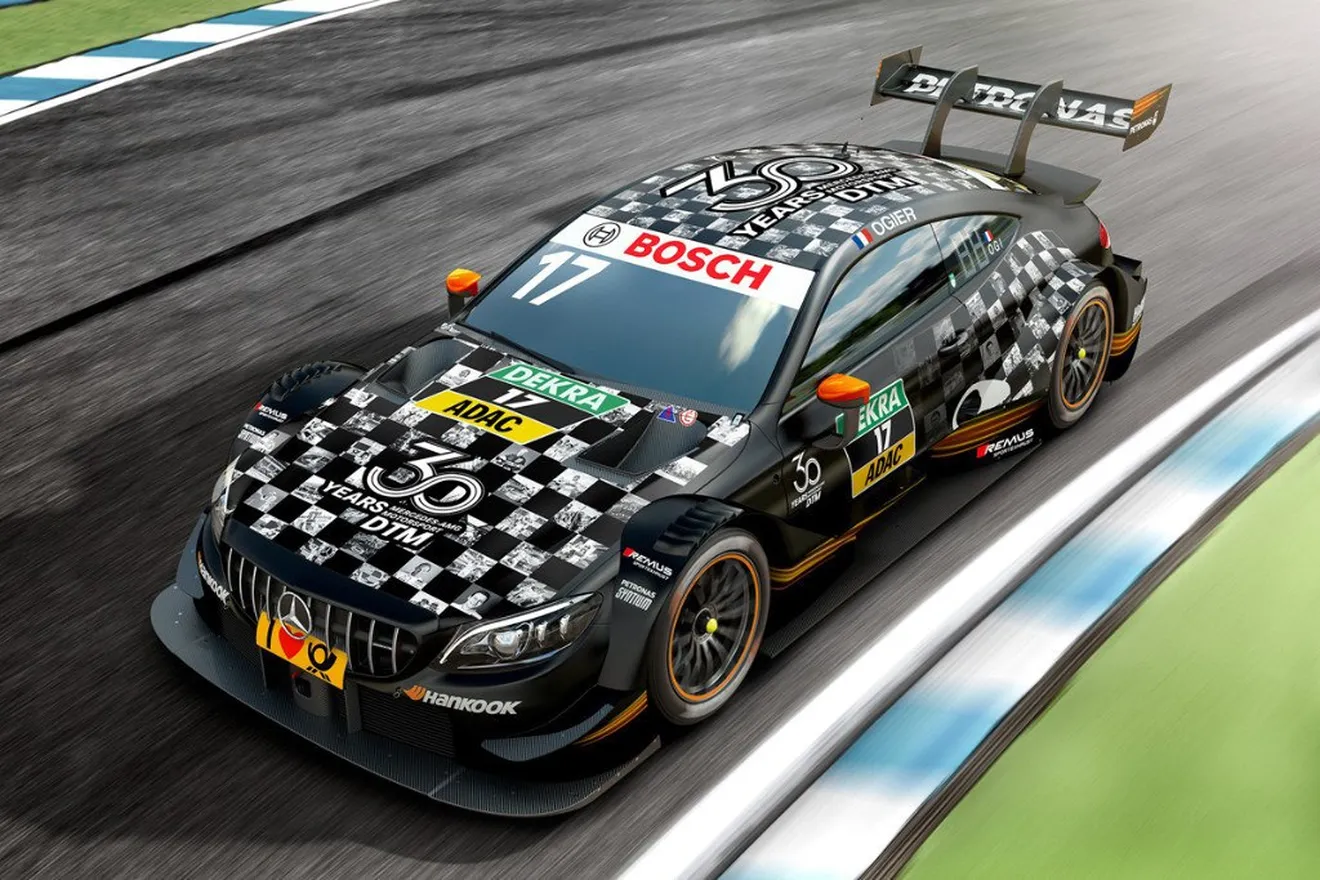 Mercedes desvela los colores del DTM de Sébastien Ogier