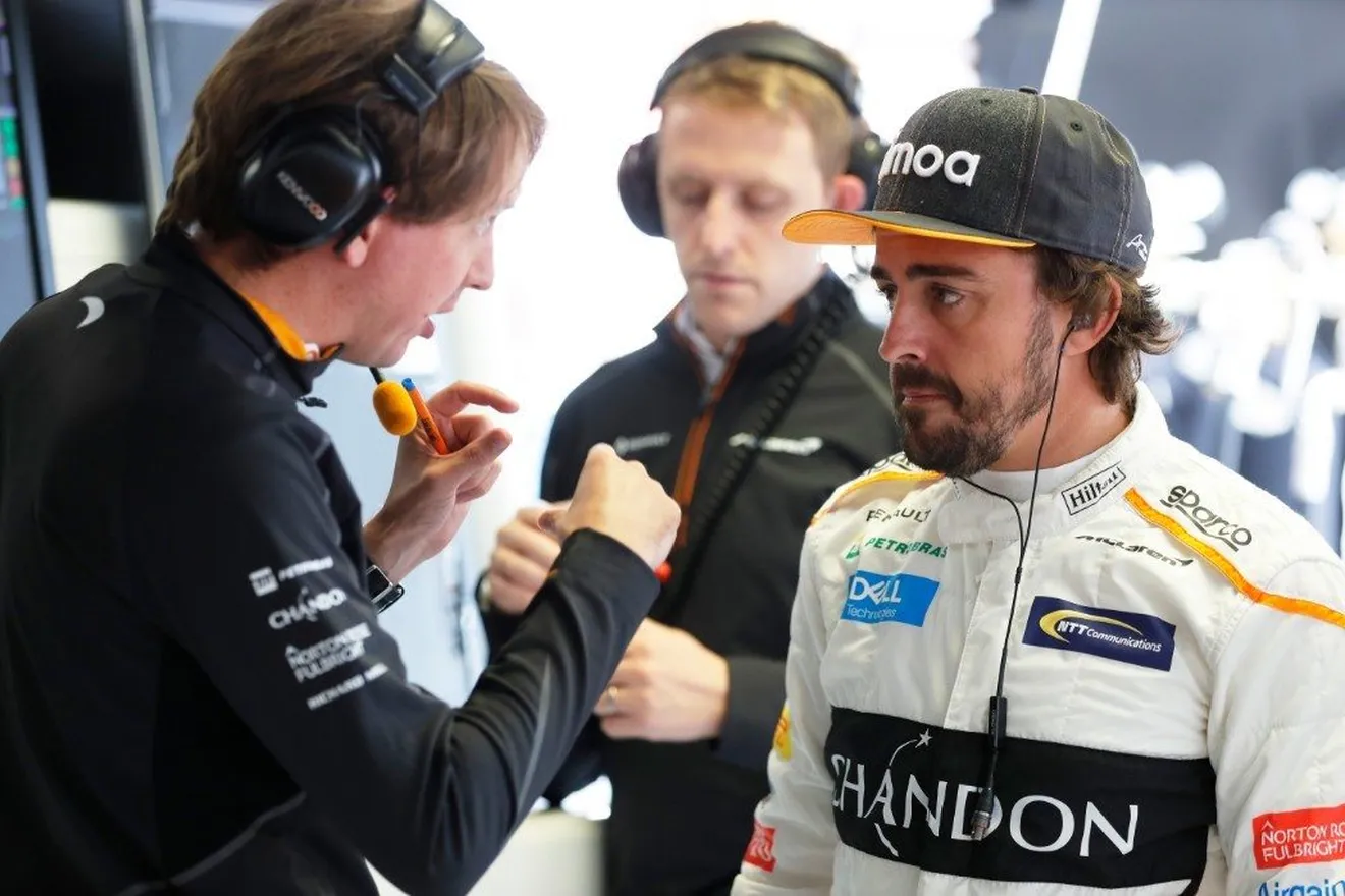 Sexta carrera sin puntos para Alonso: "Aparte de estos dos ceros, vienen mas"