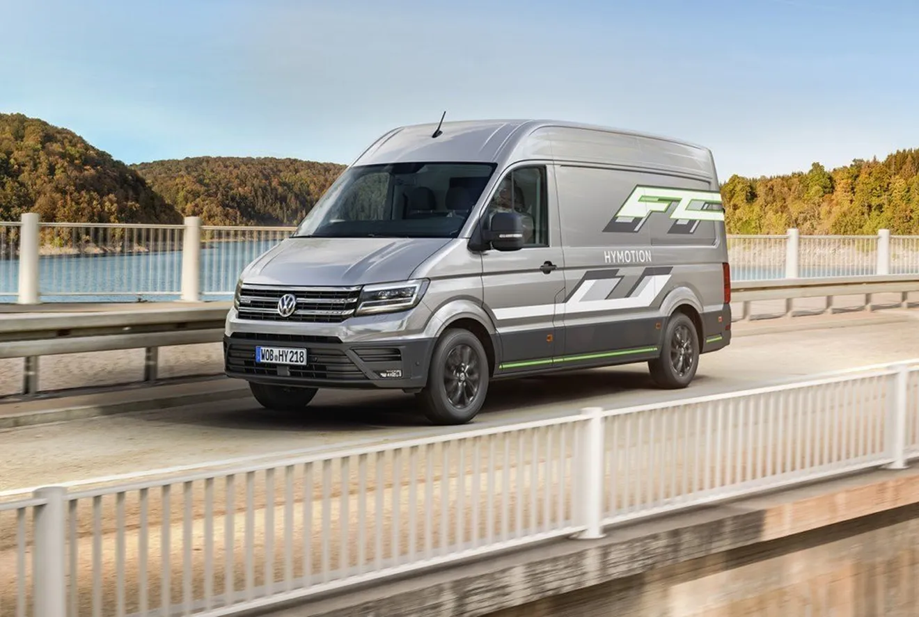 Volkswagen presenta tres conceptos de eléctricos basados en los Crafter, Caddy y Transporter