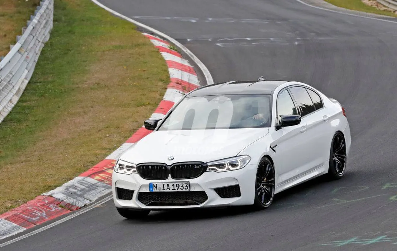 Cazado un posible BMW M5 CS en el circuito de Nürburgring