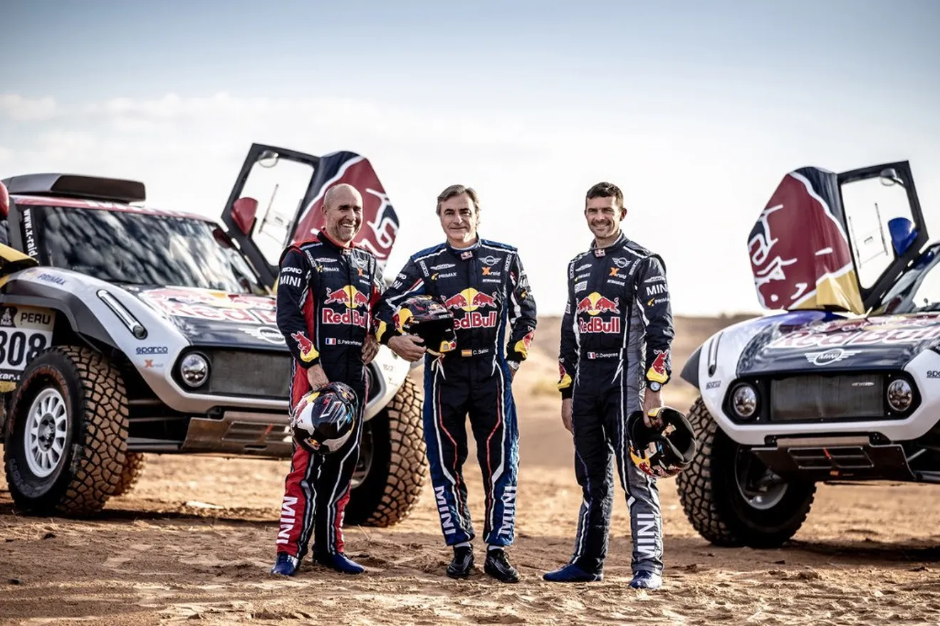 Sainz, Despres y Peterhansel, con Mini X-Raid al Dakar 2019