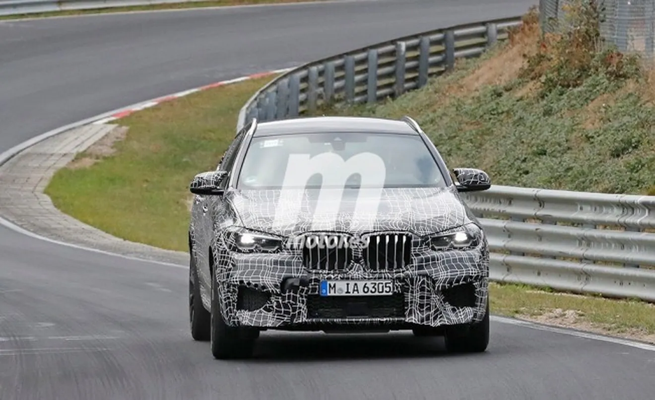 BMW X6 M 2019 - foto espía frontal