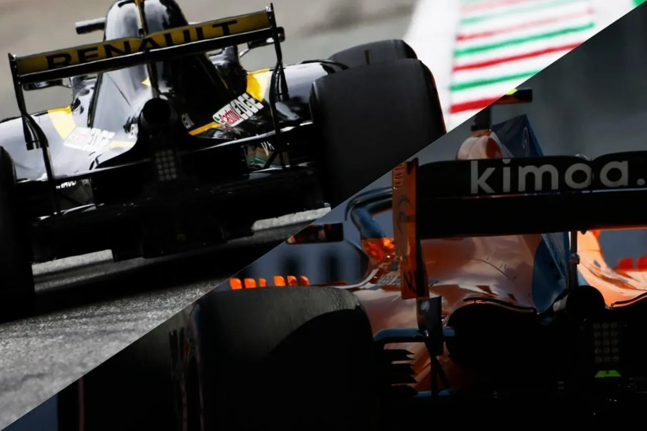 Renault y McLaren ruedan tras recibir sus aceites y romper el toque de queda