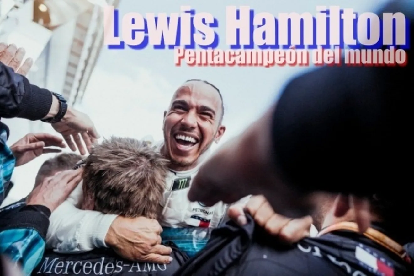 El quinto título mundial de Lewis Hamilton en 19 postales