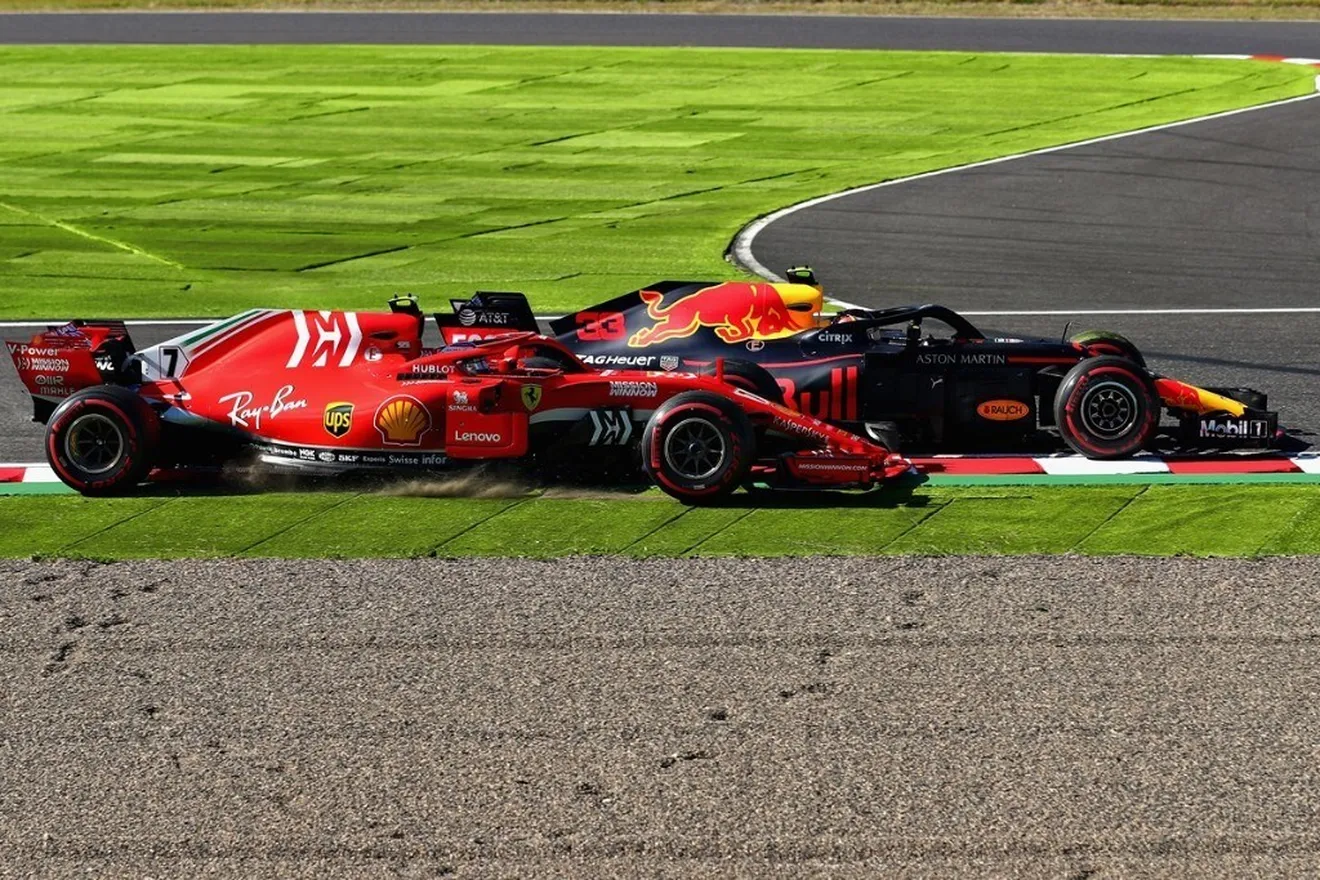 Whiting vio "clara" la sanción a Verstappen por su toque con Räikkönen