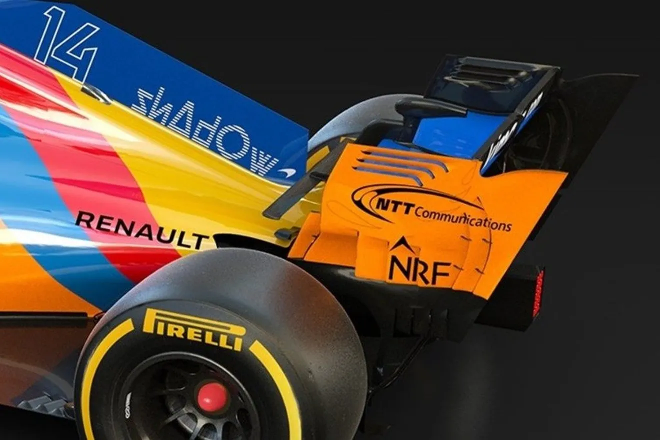 Alonso correrá en Yas Marina con un MCL33 que lucirá sus colores