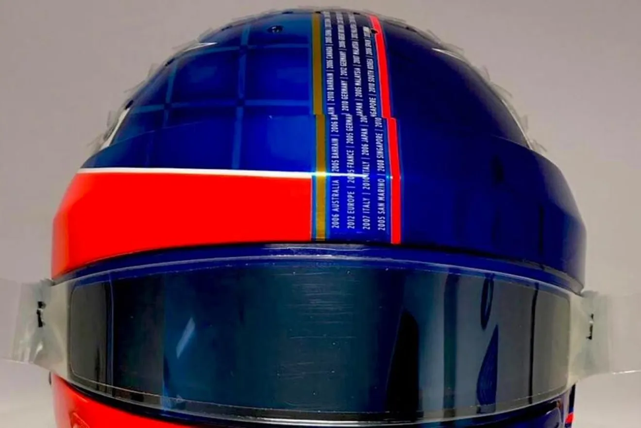 Alonso lucirá un casco con un diseño especial conmemorativo en Abu Dhabi