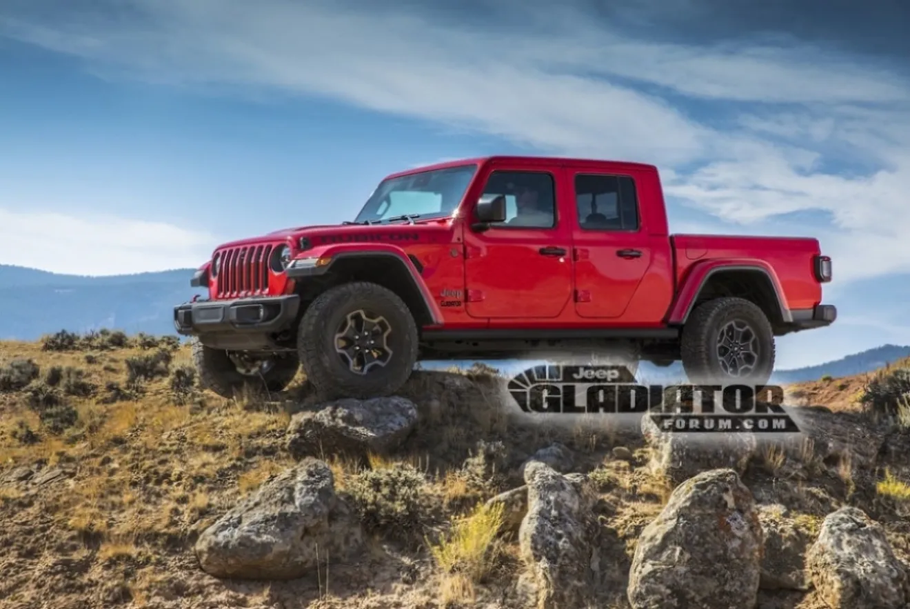 El nuevo Jeep Gladiator 2020 pick-up filtrado por la propia marca