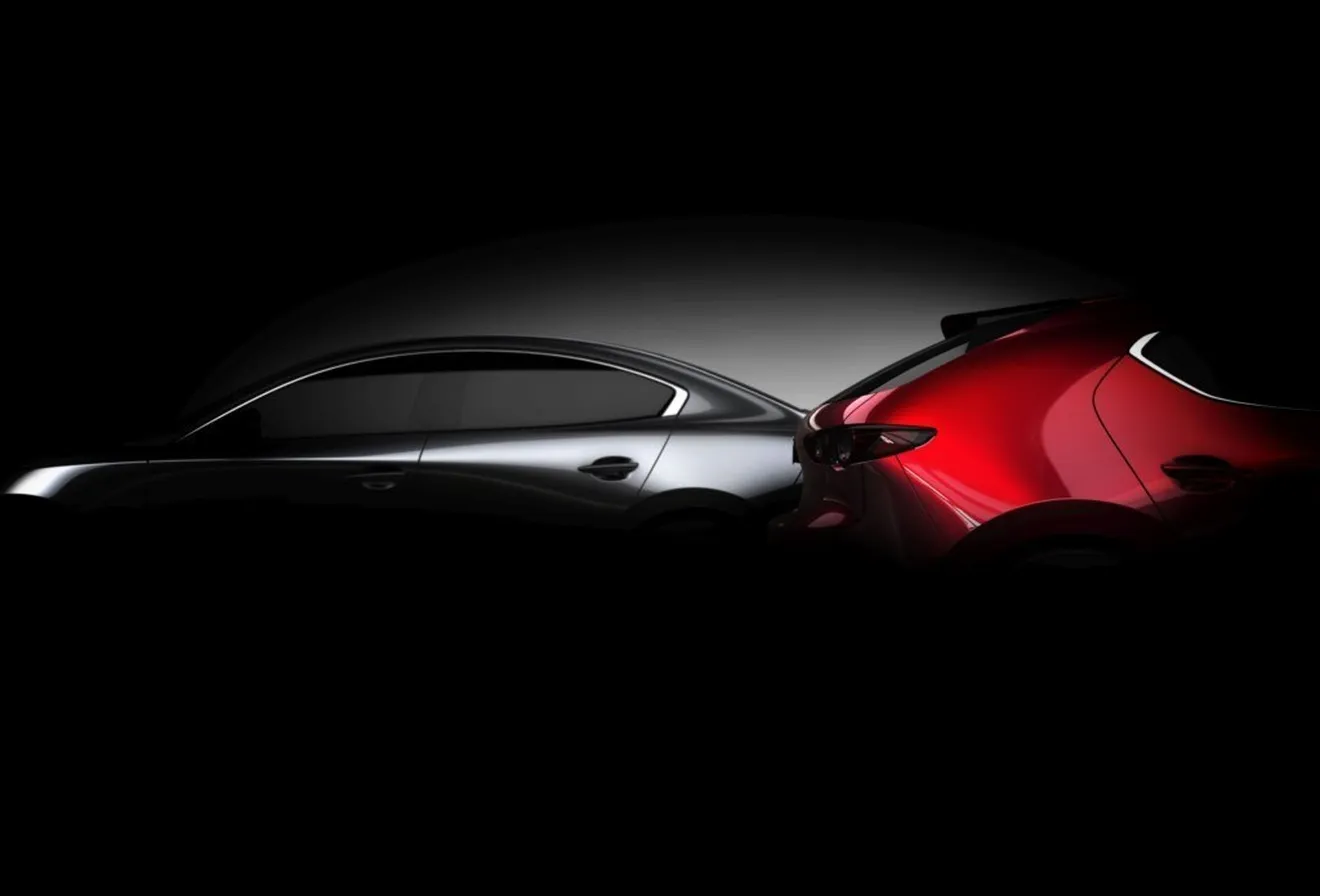 El nuevo Mazda3 2019 vuelve a insinuarse antes de su debut en el Salón de Los Ángeles