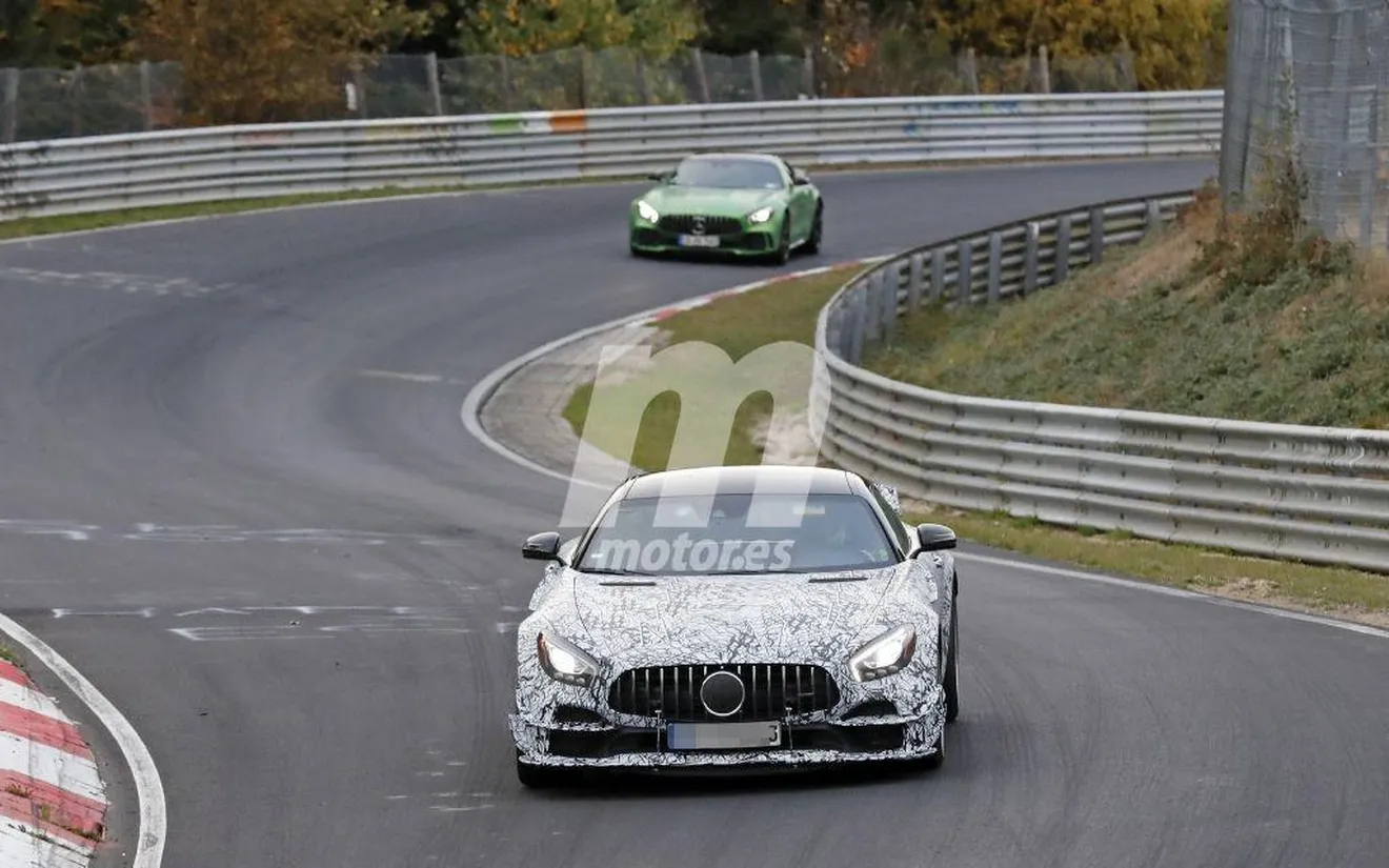 El nuevo Mercedes-AMG GT Black Series se entrena en Nürburgring