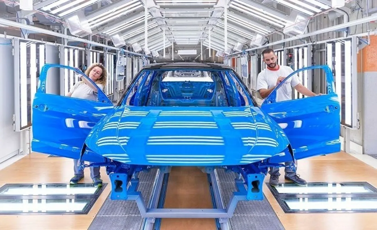 Producción de coches en España en Octubre 2018