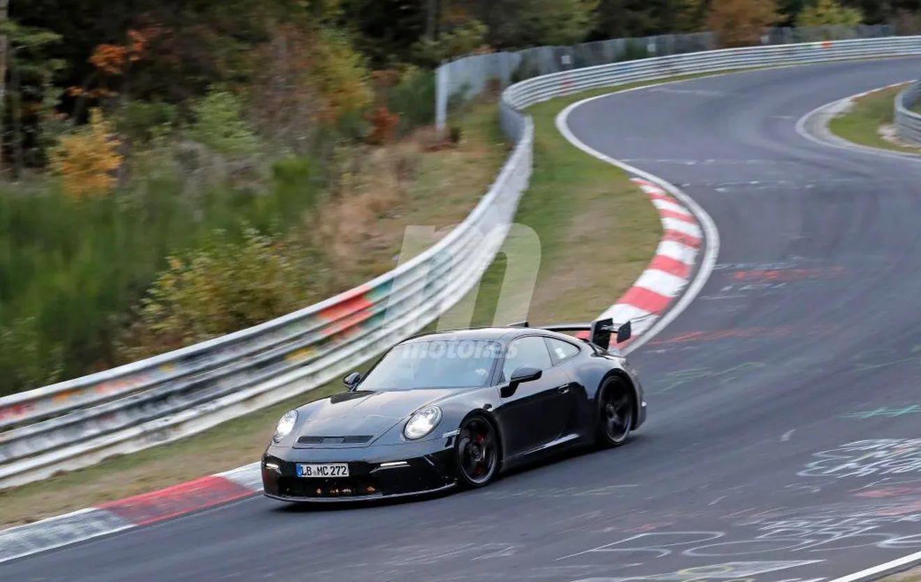 El nuevo Porsche 911 GT3 al detalle en sus pruebas en Nürburgring