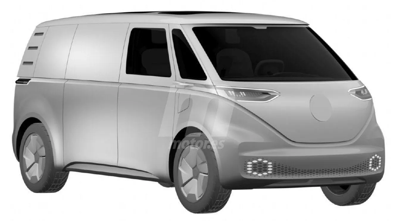 Volkswagen registra los dibujos de patentes de la futura Transporter eléctrica