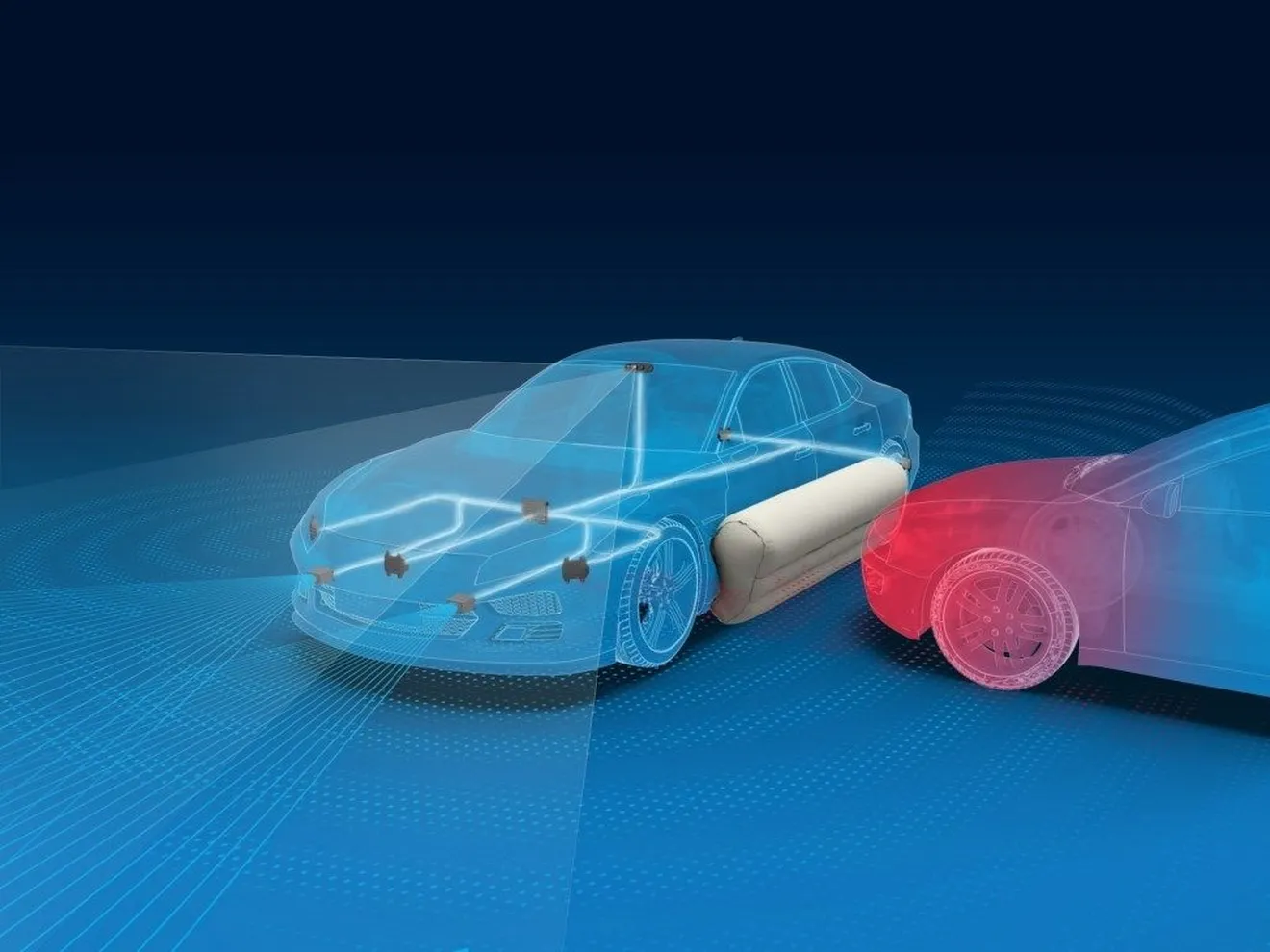 ZF desarrolla un airbag exterior para conducción autónoma