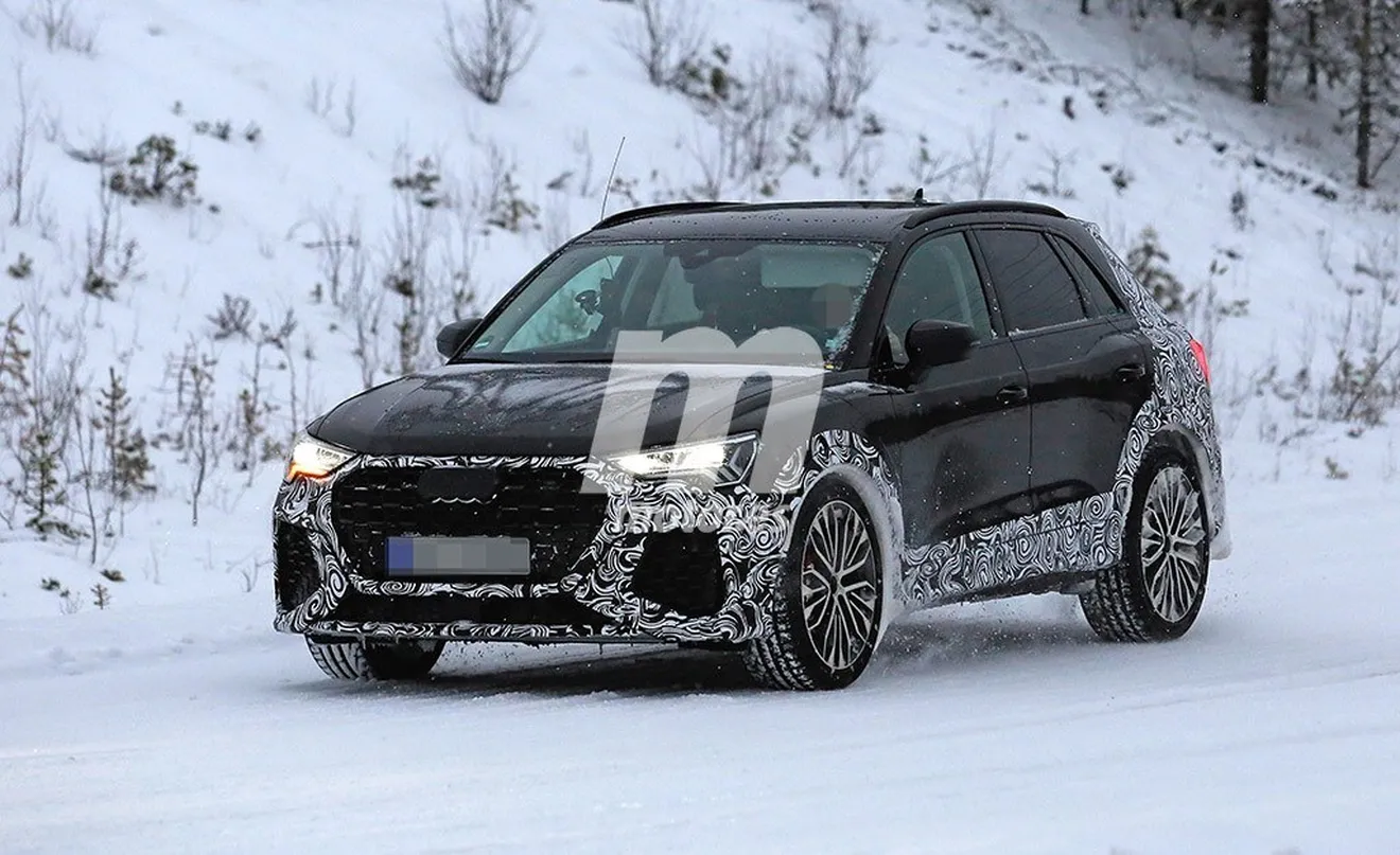 El esperado Audi RS Q3 ya se enfrenta al frío y la nieve