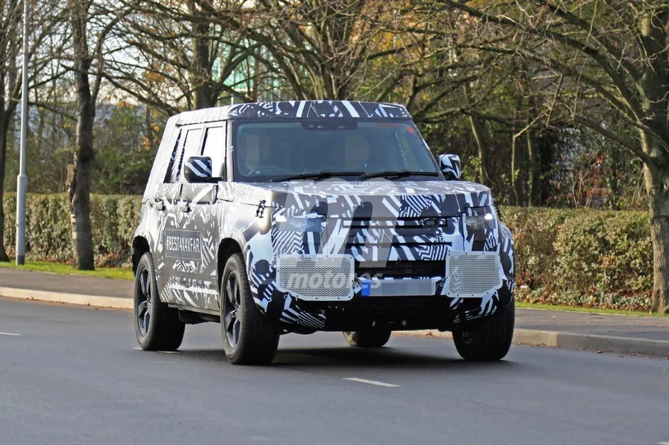 El nuevo Land Rover Defender 110 vuelve a dejarse ver en Reino Unido