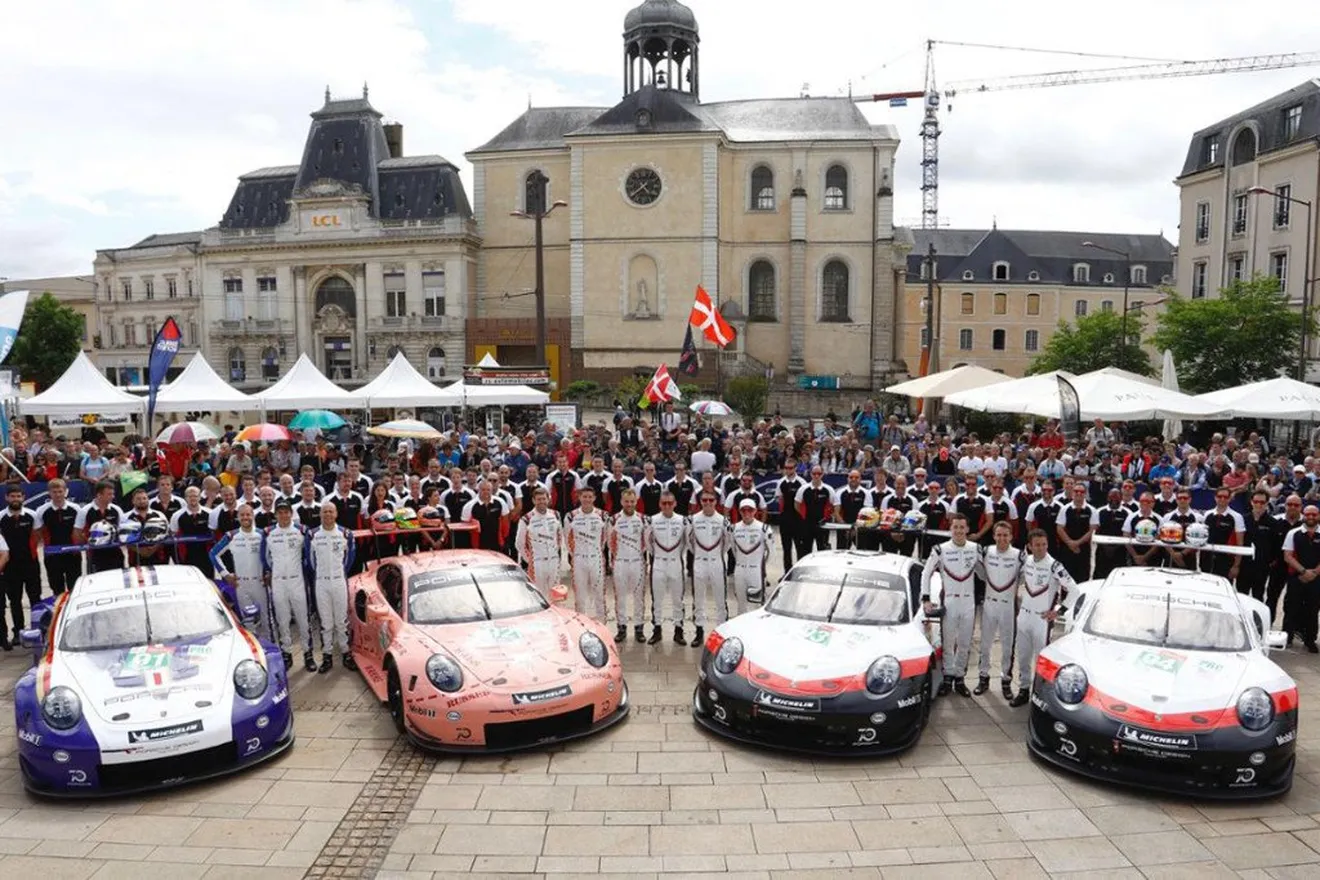 Porsche repetirá con cuatro 911 RSR GTE en Le Mans 2019