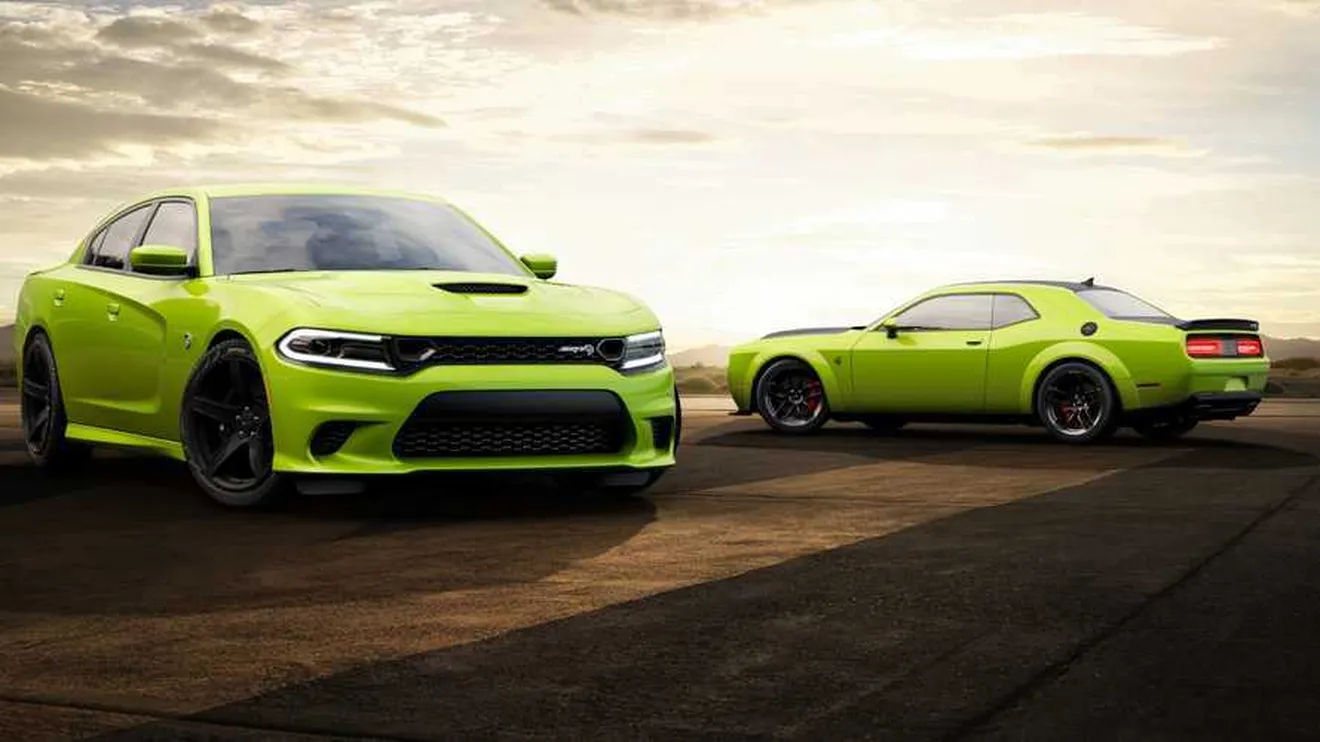 Las gamas Dodge Charger y Challenger estrenan nuevos colores fluorescentes