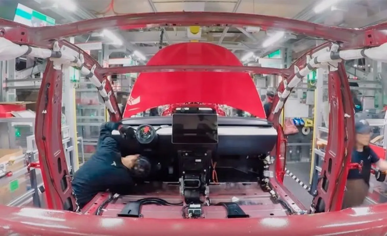 Producción del Tesla Model 3 en Fremont