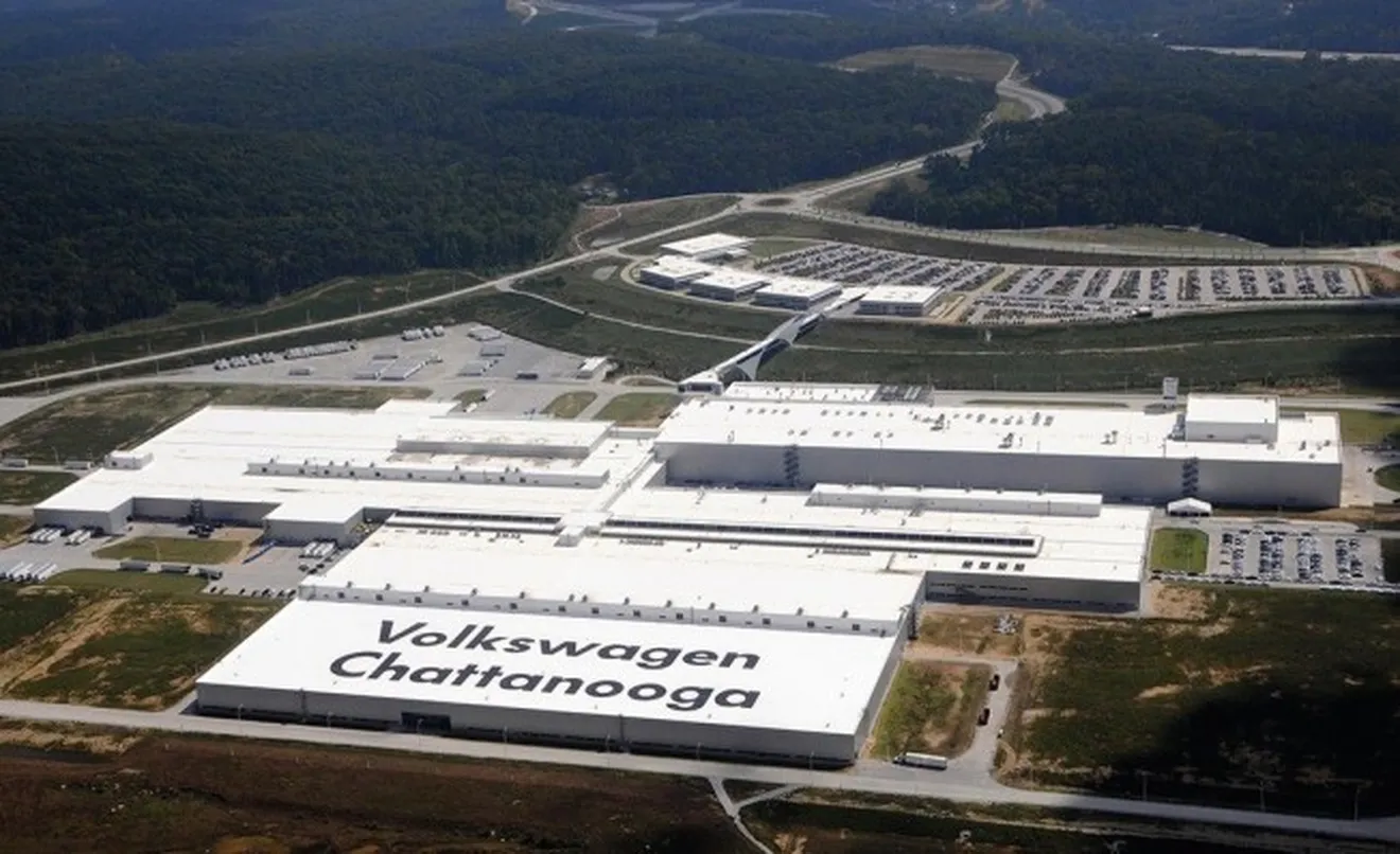 Fábrica de Volkswagen en Chattagoona, Tenessee