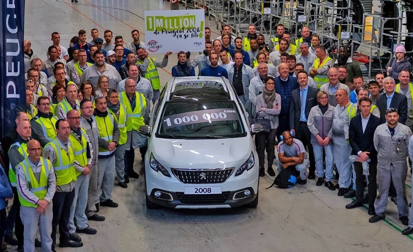 Una historia de éxito: producido el Peugeot 2008 un millón en Mulhouse