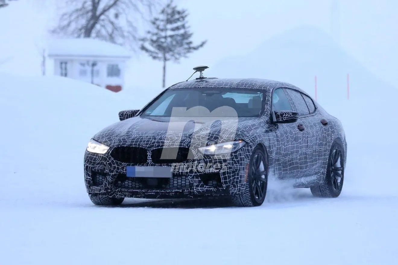 El nuevo BMW M8 Gran Coupé comienza las pruebas de invierno