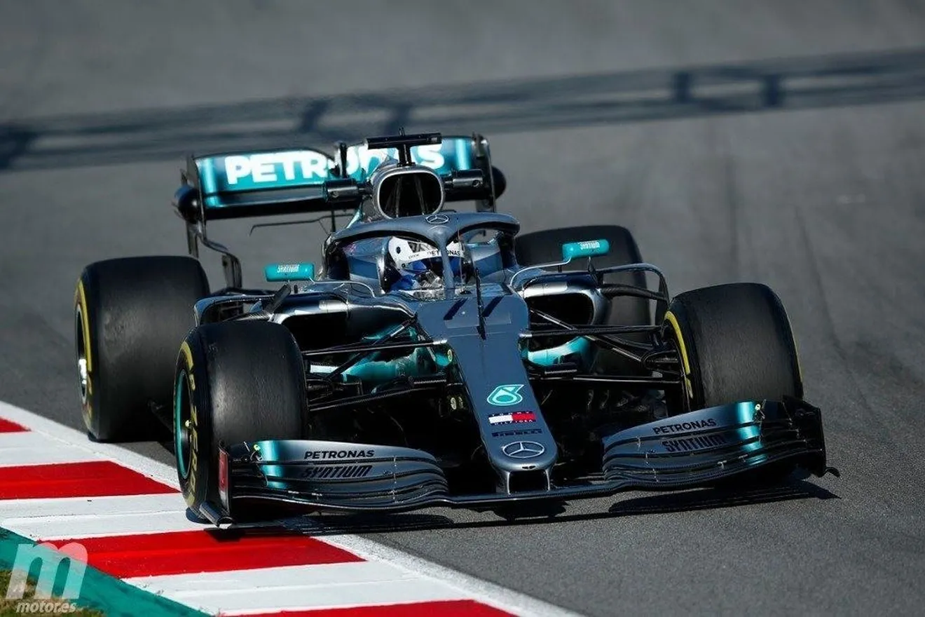 Bottas admite que el Mercedes W10 tiene defectos