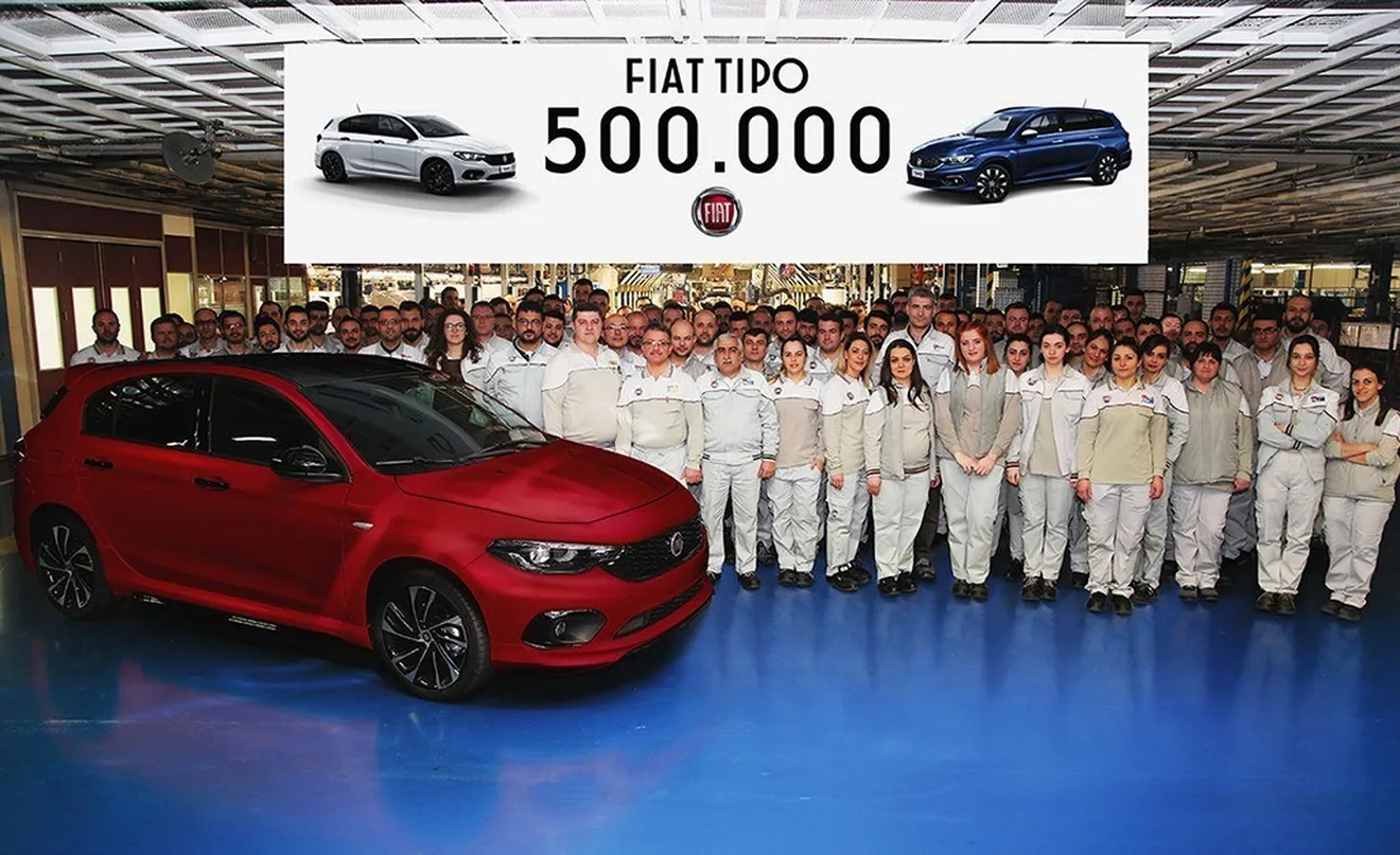 El Fiat Tipo alcanza el medio millón de unidades fabricadas en menos de 3 años
